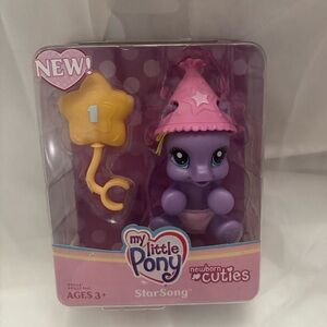 StarSong Newborn Cuties Pony — Purple My Little Pony in Original Box